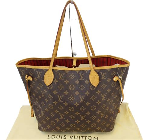 louis vuitton tote bag red interior|louis vuitton tote bag neverfull.